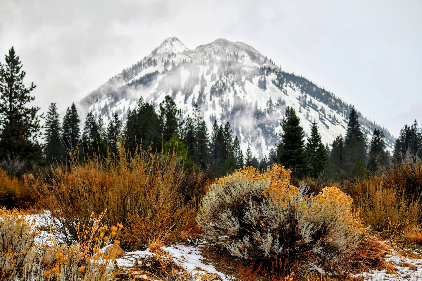 Mt. Shasta, first snowfall